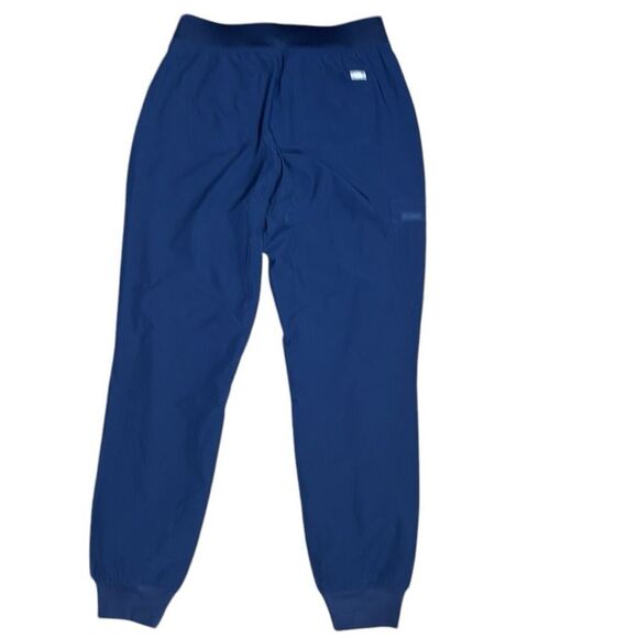 Figs women’s medium tall Zamora freex scrub pants navy w teal drawstring new - Picture 6 of 6